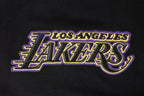 NBA LOS ANGELES LAKERS WINGSPAN T-SHIRT À MANCHES LONGUES ET À ÉPAULES TOMBANTES POUR HOMME (NOIR)