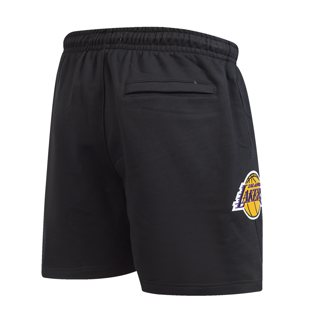 NBA LOS ANGELES LAKERS ECHO LOGO MEN'S FLEECE SHORT (BLACK)