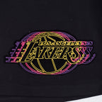 NBA LOS ANGELES LAKERS ECHO LOGO MEN'S FLEECE SHORT (BLACK)