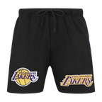 NBA LOS ANGELES LAKERS SOUVENIR SHORT EN FILET POUR HOMME (NOIR)