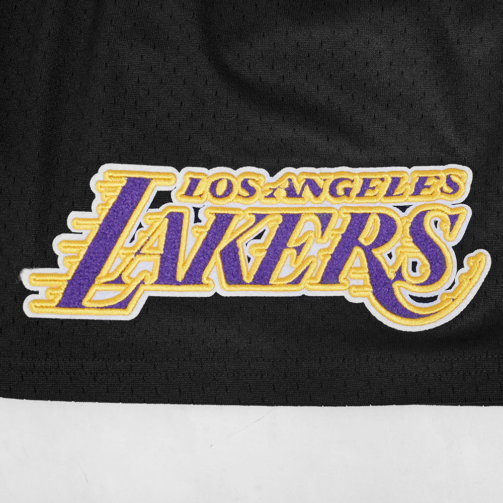 NBA LOS ANGELES LAKERS SOUVENIR SHORT EN FILET POUR HOMME (NOIR)