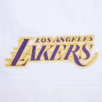 NBA LOS ANGELES LAKERS SOUVENIR MEN'S MESH SHORT (WHITE)