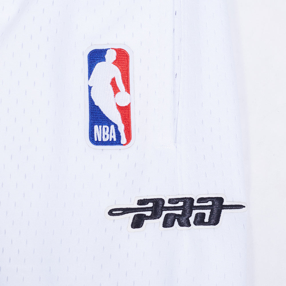 NBA LOS ANGELES LAKERS SOUVENIR MEN'S MESH SHORT (WHITE)