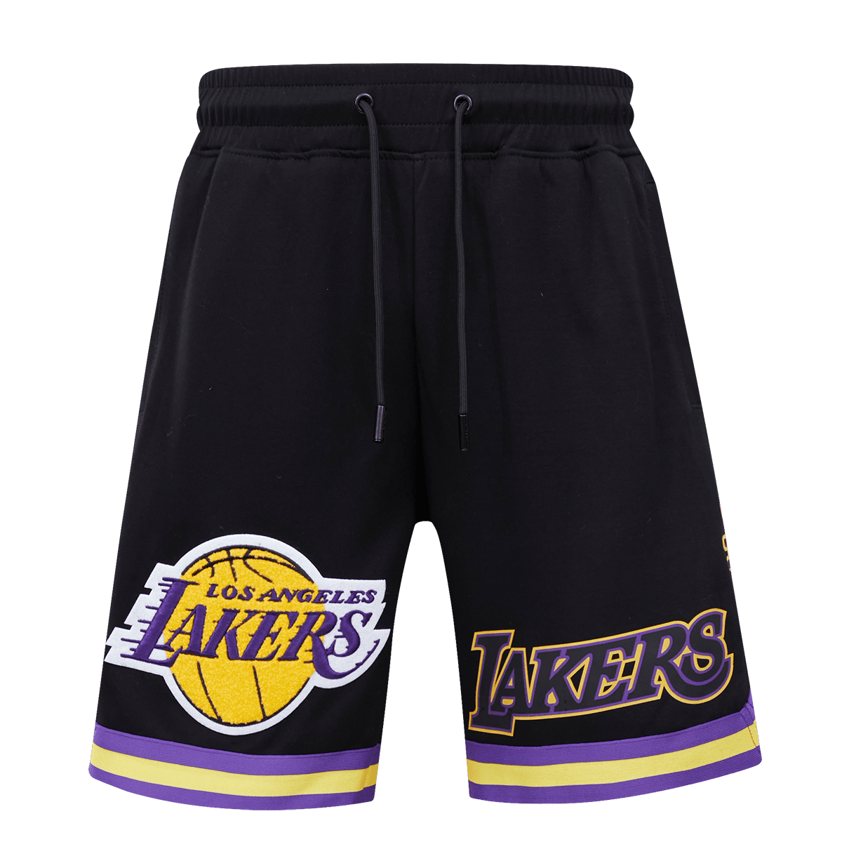 NBA LOS ANGELES LAKERS CLASSIC CHENILLE MEN'S SHORT (BLACK)