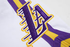 NBA LOS ANGELES LAKERS CLASSIC CHENILLE MEN'S SHORT (WHITE)
