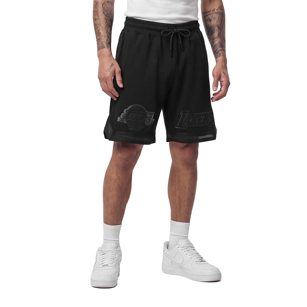 NBA LOS ANGELES LAKERS CLASSIC 3BK MEN'S SHORTS (JET BLACK)