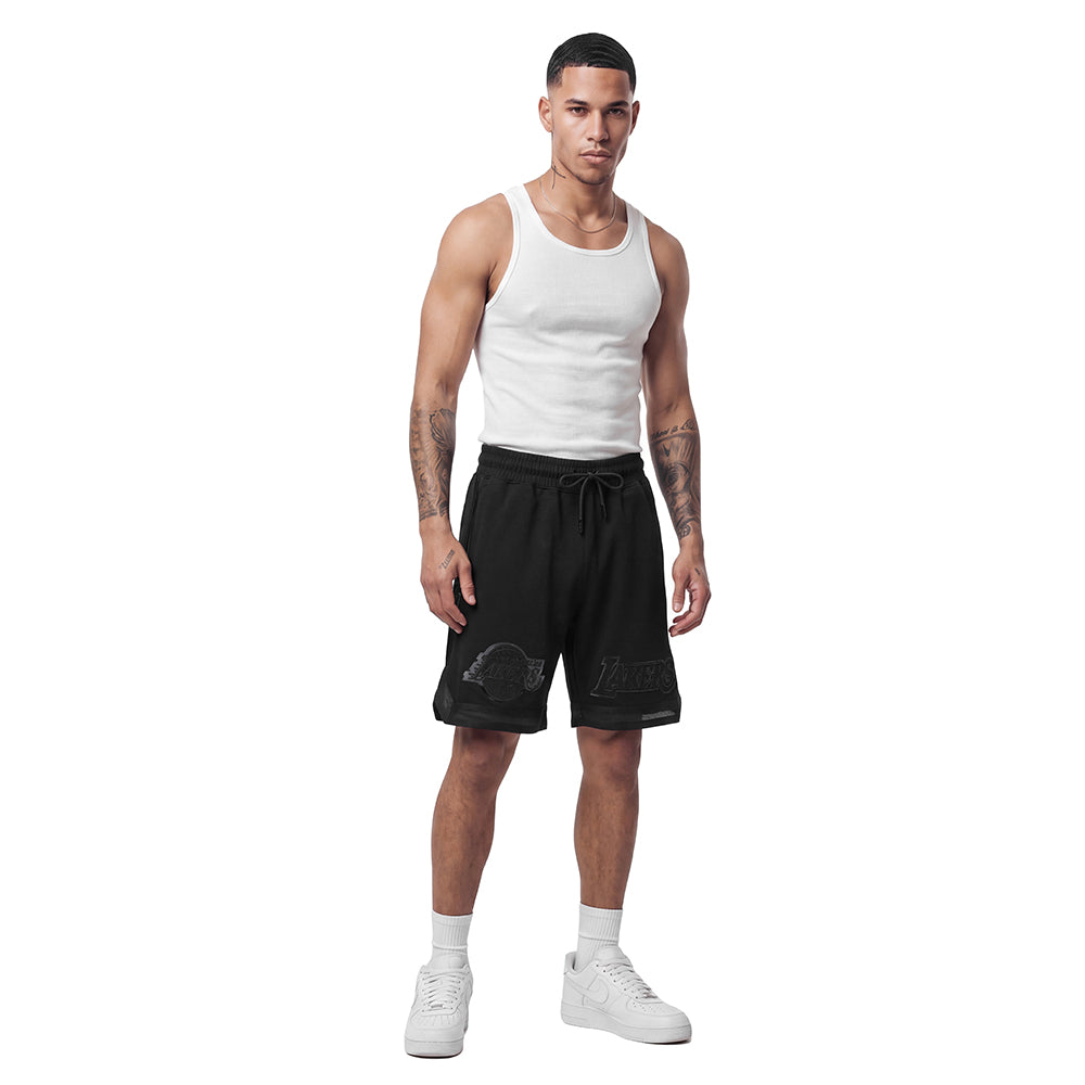 NBA LOS ANGELES LAKERS CLASSIC 3BK MEN'S SHORTS (JET BLACK)