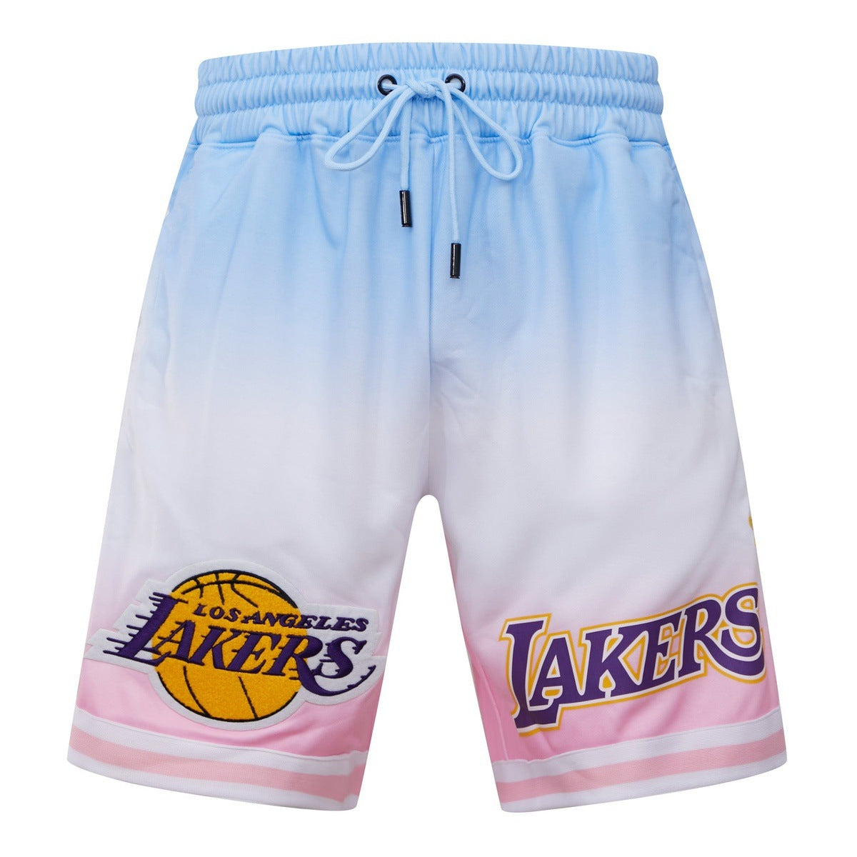 NBA LOS ANGELES LAKERS LOGO PRO TEAM MEN'S SHORT (BLUE/WHITE/PINK)