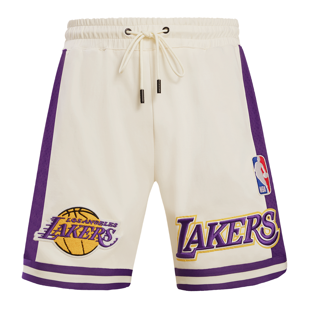 NBA LOS ANGELES LAKERS RETRO CLASSIC MEN'S 2.0 SHORT (EGGSHELL/PURPLE)