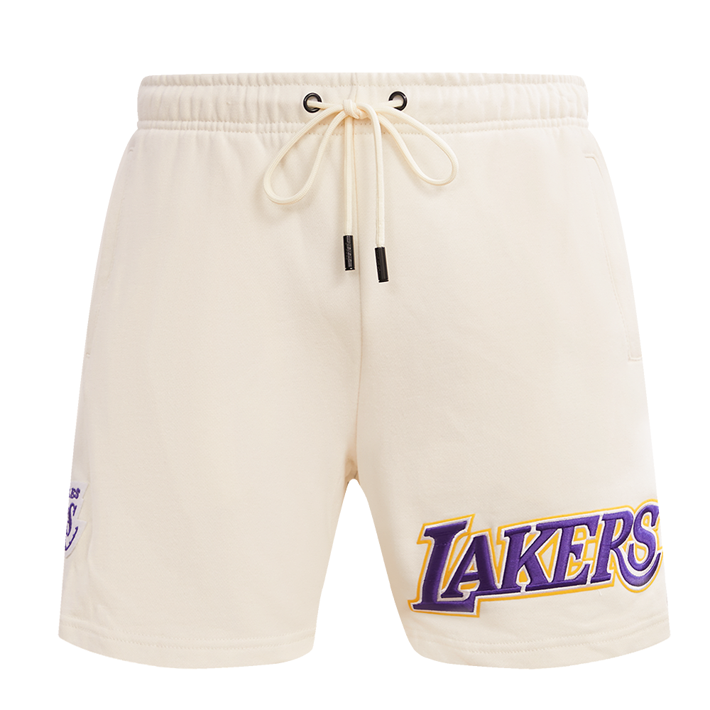 NBA LOS ANGELES LAKERS RETRO CLASSIC MEN'S SHORT (EGGSHELL)