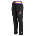 NBA LOS ANGELES LAKERS SCRIPT TAIL MEN'S RIB FLEECE SWEATPANT (BLACK/PURPLE)