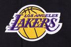 NBA LOS ANGELES LAKERS SCRIPT TAIL MEN'S RIB FLEECE SWEATPANT (BLACK/PURPLE)