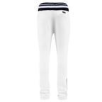 NBA LOS ANGELES LAKERS SCRIPT TAIL PANTALON OUATÉ EN MOLLETON CÔTELÉ POUR HOMME (BLANC/NOIR)
