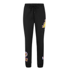 NBA LOS ANGELES LAKERS DIY PICK STITCH PANTALON JOGGER EN MAILLE DOUBLE POUR HOMME (NOIR)