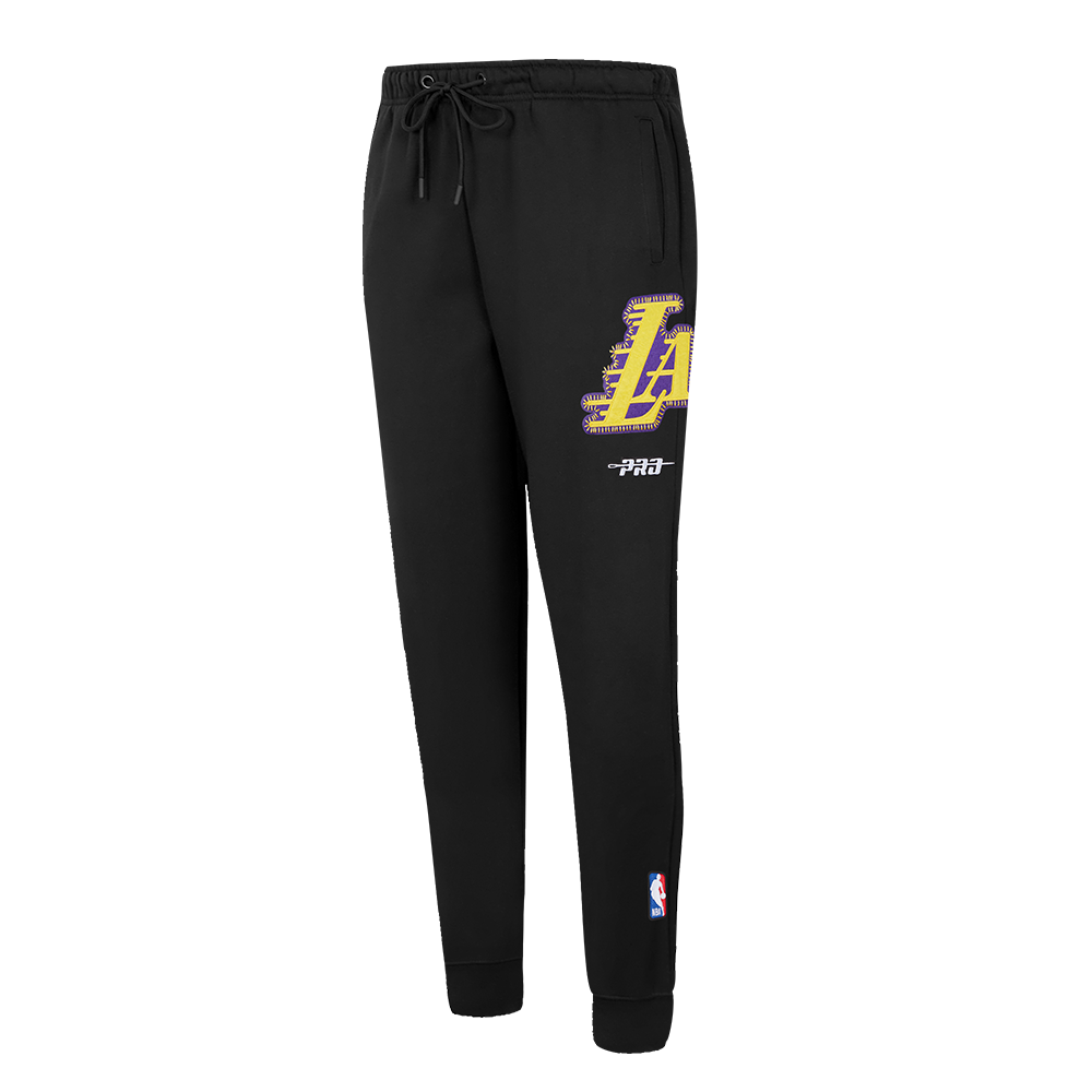 NBA LOS ANGELES LAKERS DIY PICK STITCH PANTALON JOGGER EN MAILLE DOUBLE POUR HOMME (NOIR)