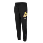 NBA LOS ANGELES LAKERS DIY PICK STITCH PANTALON JOGGER EN MAILLE DOUBLE POUR HOMME (NOIR)