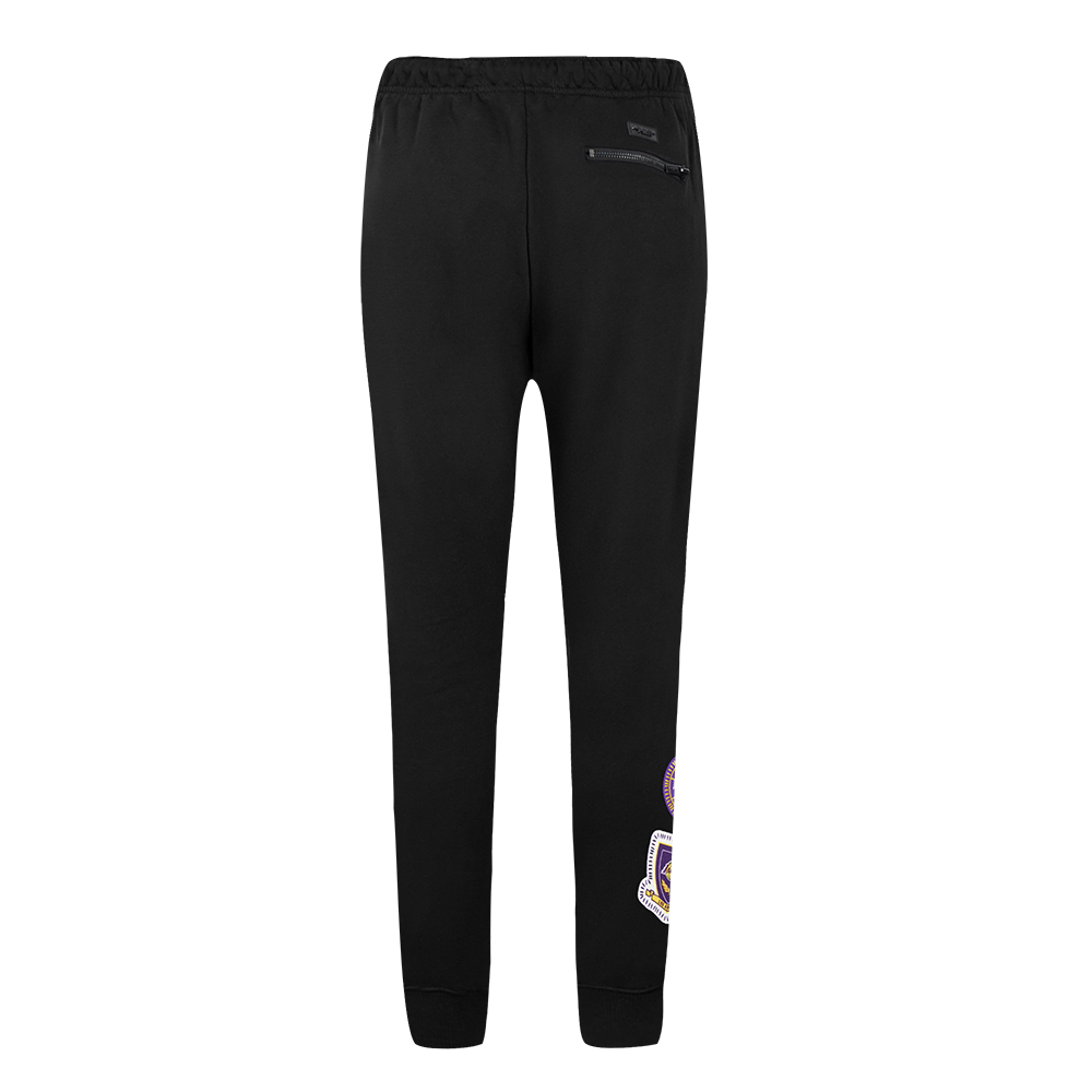 NBA LOS ANGELES LAKERS DIY PICK STITCH PANTALON JOGGER EN MAILLE DOUBLE POUR HOMME (NOIR)