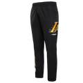 NBA LOS ANGELES LAKERS CLASSIC WIND SUIT PANTALON TISSÉ POUR HOMME (NOIR)