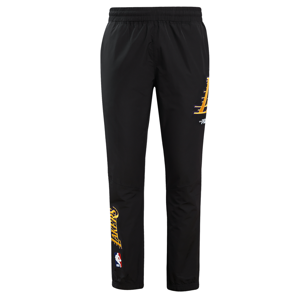 NBA LOS ANGELES LAKERS CLASSIC WIND SUIT PANTALON TISSÉ POUR HOMME (NOIR)