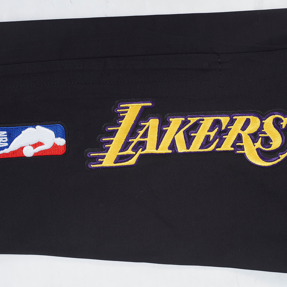 NBA LOS ANGELES LAKERS CLASSIC WIND SUIT PANTALON TISSÉ POUR HOMME (NOIR)