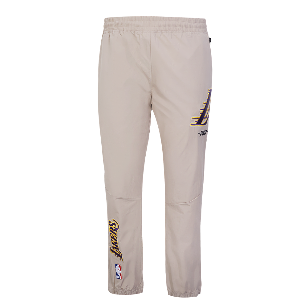 NBA LOS ANGELES LAKERS CLASSIC WIND SUIT PANTALON TISSÉ POUR HOMME (KAKI)