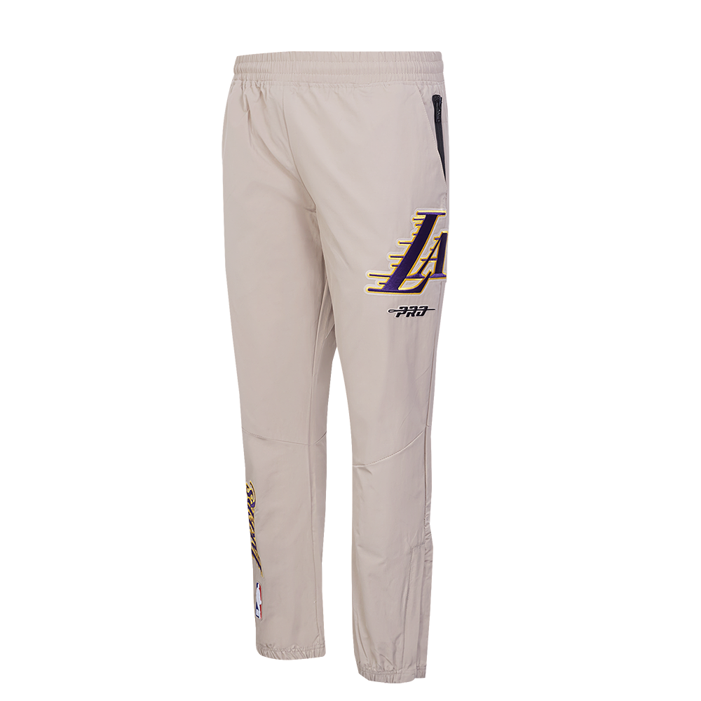 NBA LOS ANGELES LAKERS CLASSIC WIND SUIT PANTALON TISSÉ POUR HOMME (KAKI)