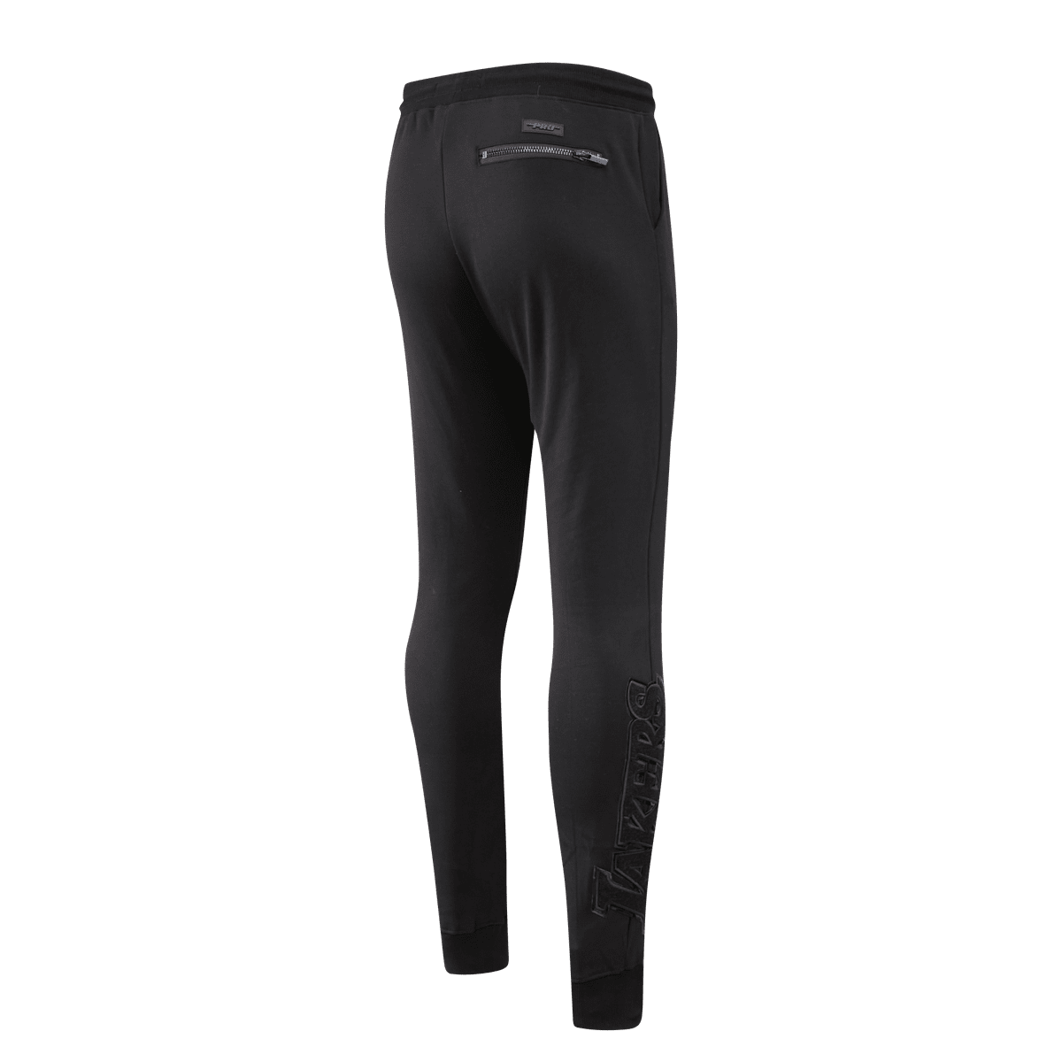 NBA LOS ANGELES LAKERS TRIPLE BLACK LOGO MEN'S JOGGER (BLACK)