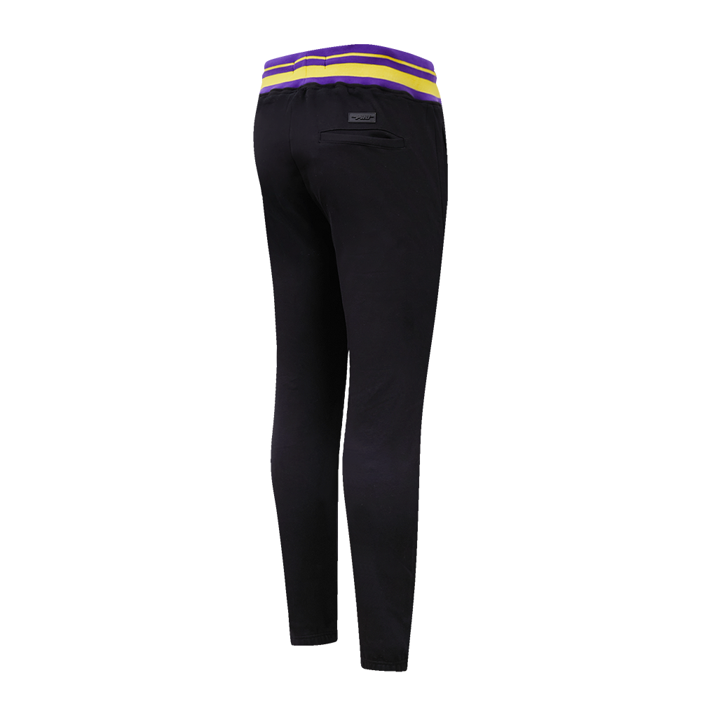 NBA LOS ANGELES LAKERS PANTALON OUATÉ MASHUP CÔTELÉ POUR HOMME (NOIR/VIOLET)