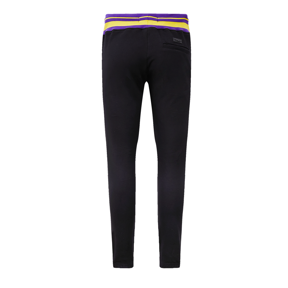 NBA LOS ANGELES LAKERS PANTALON OUATÉ MASHUP CÔTELÉ POUR HOMME (NOIR/VIOLET)