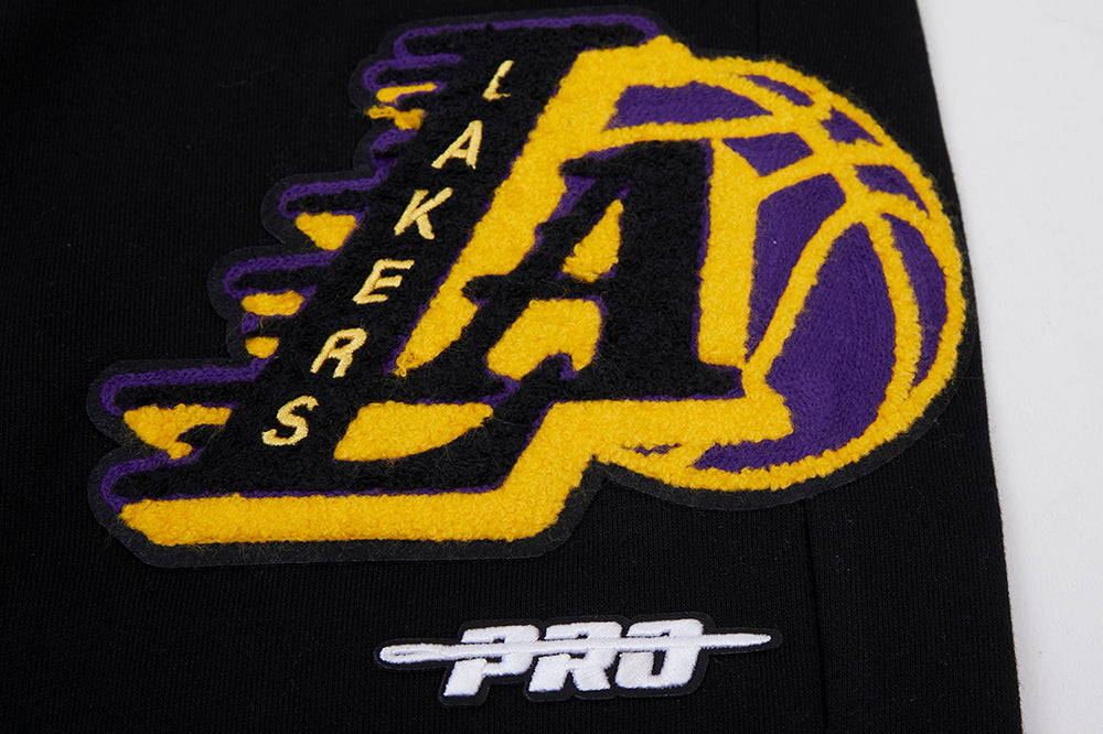 NBA LOS ANGELES LAKERS PANTALON OUATÉ MASHUP CÔTELÉ POUR HOMME (NOIR/VIOLET)