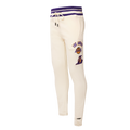 NBA LOS ANGELES LAKERS RETRO CLASSIC PANTALON OUATÉ POUR HOMME (COQUILLE D'ŒUF/VIOLET)