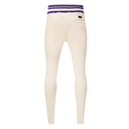 NBA LOS ANGELES LAKERS RETRO CLASSIC PANTALON OUATÉ POUR HOMME (COQUILLE D'ŒUF/VIOLET)