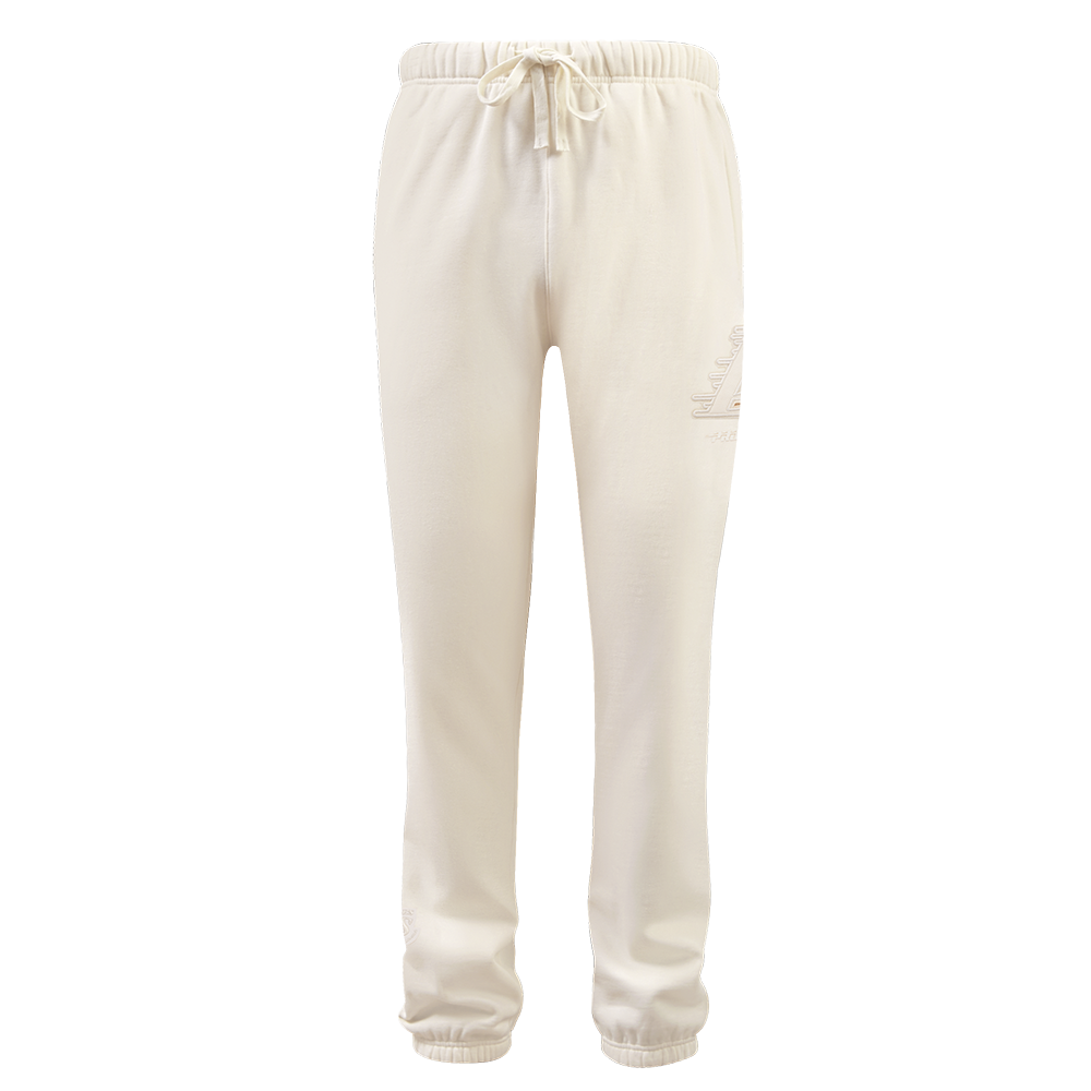 NBA LOS ANGELES LAKERS NEUTRAL FLEECE SWEATPANT (EGGSHELL)