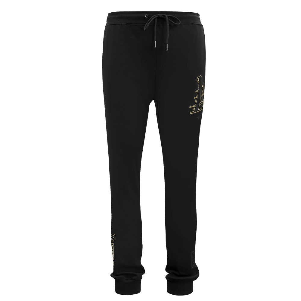 NBA LOS ANGELES LAKERS BLACK & GOLD MEN'S DK JOGGER (BLACK)
