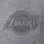 NBA LOS ANGELES LAKERS REVERSE FRENCH TERRY MEN'S COLOR BLOCK FLEECE PULLOVER HOODIE
