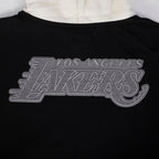 NBA LOS ANGELES LAKERS REVERSE FRENCH TERRY MEN'S COLOR BLOCK FLEECE PULLOVER HOODIE