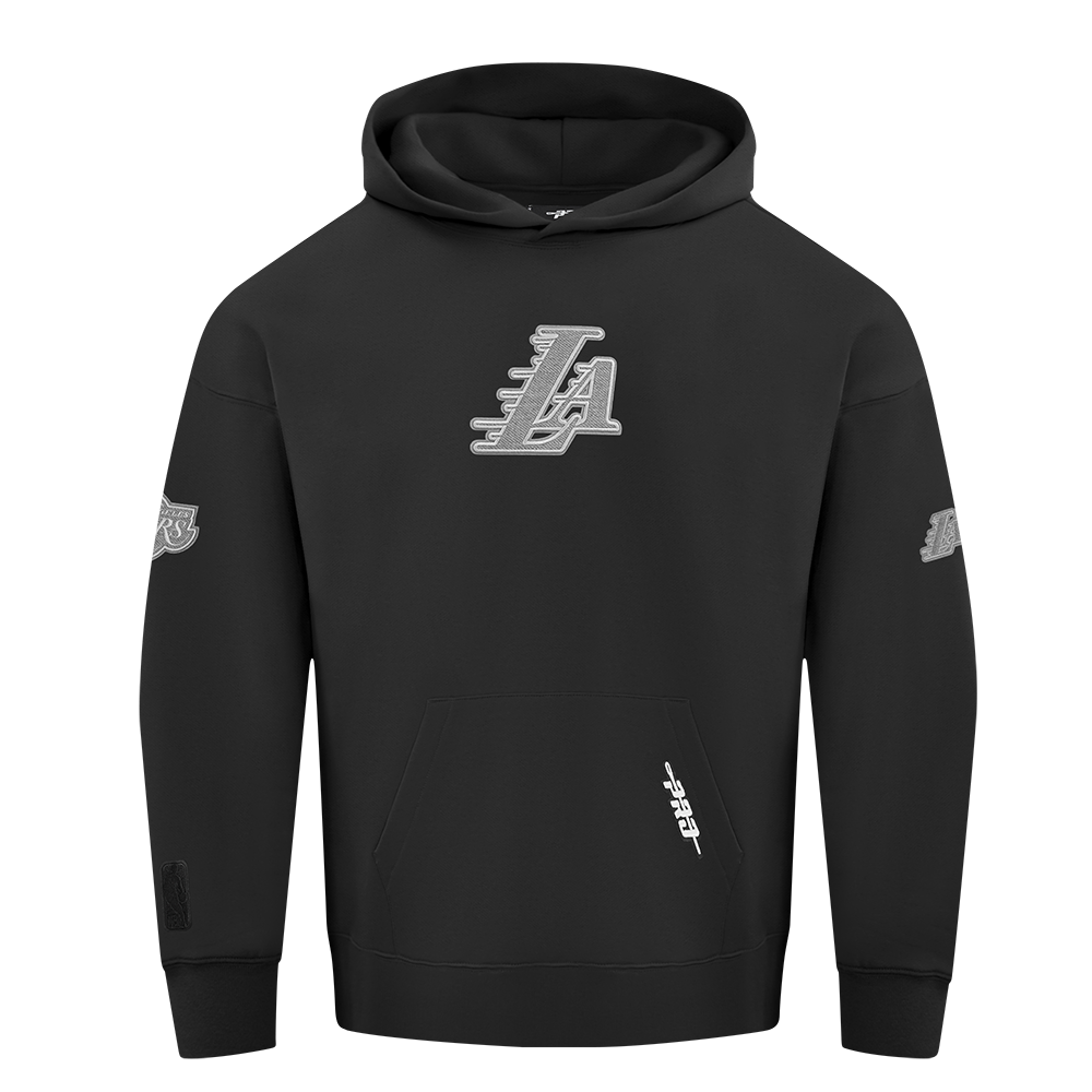 NBA LOS ANGELES LAKERS REVERSE FRENCH TERRY CHANDAIL À CAPUCHON POUR HOMME (NOIR)