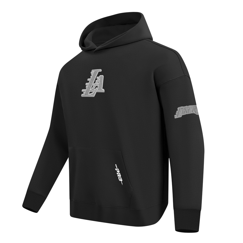 NBA LOS ANGELES LAKERS REVERSE FRENCH TERRY CHANDAIL À CAPUCHON POUR HOMME (NOIR)