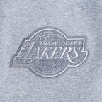 NBA LOS ANGELES LAKERS REVERSE FRENCH TERRY MEN'S PULLOVER HOODIE (DARK HEATHER GRAY)