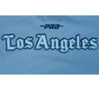 NBA LOS ANGELES LAKERS COUNTRY CLUB CHANDAIL À COL ROND EN MOLLETON À ÉPAULES TOMBANTES POUR HOMME (BLEU ACIER)