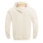 NBA LOS ANGELES LAKERS ECHO LOGO MEN'S FLEECE PULLOVER HOODIE (EGGSHELL)