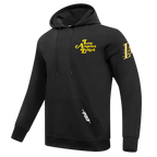 NBA LOS ANGELES LAKERS SOUVENIR MEN'S FLEECE PULLOVER HOODIE (BLACK)
