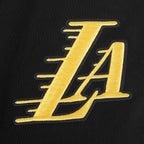 NBA LOS ANGELES LAKERS SOUVENIR MEN'S FLEECE PULLOVER HOODIE (BLACK)