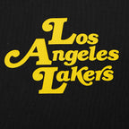 NBA LOS ANGELES LAKERS SOUVENIR MEN'S FLEECE PULLOVER HOODIE (BLACK)