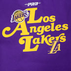 NBA LOS ANGELES LAKERS SOUVENIR MEN'S FLEECE PULLOVER HOODIE (PURPLE)