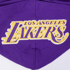 NBA LOS ANGELES LAKERS SOUVENIR MEN'S FLEECE PULLOVER HOODIE (PURPLE)