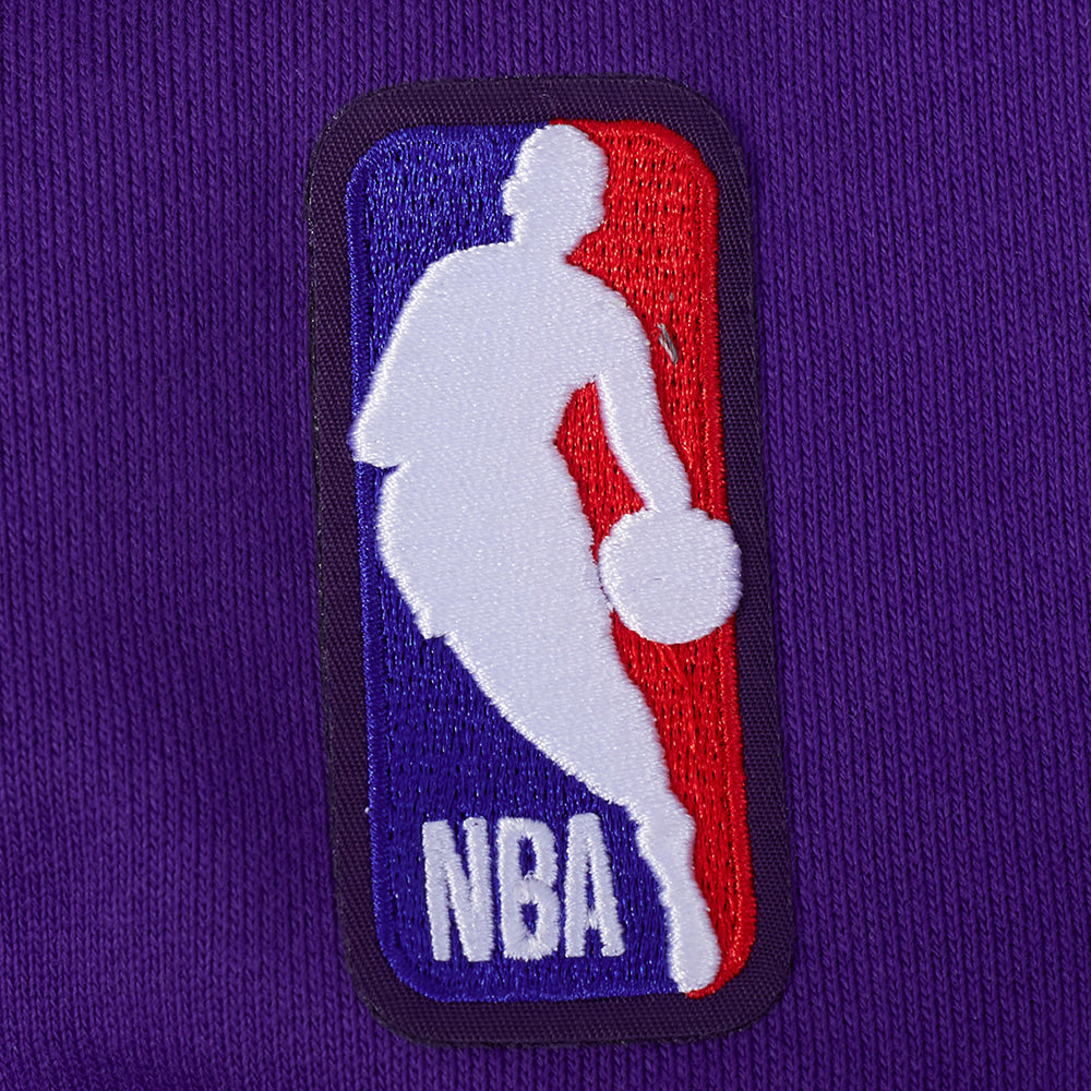 NBA LOS ANGELES LAKERS SOUVENIR MEN'S FLEECE PULLOVER HOODIE (PURPLE)