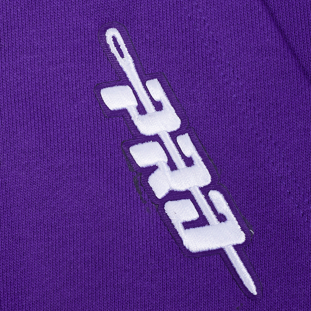 NBA LOS ANGELES LAKERS SOUVENIR MEN'S FLEECE PULLOVER HOODIE (PURPLE)