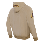 NBA LOS ANGELES LAKERS CLASSIC WIND SUIT CHANDAIL À CAPUCHON TISSÉ À GLISSIÈRE POUR HOMME (KAKI)