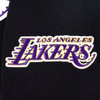 NBA LOS ANGELES LAKERS SUGAR SKULL MEN'S FLEECE PULLOVER HOODIE (BLACK)